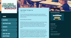 Desktop Screenshot of columbussongwritingworkshop.com