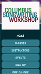 Mobile Screenshot of columbussongwritingworkshop.com